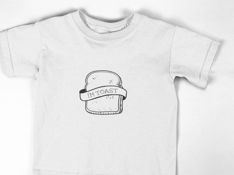 Hipster I'm toast tee