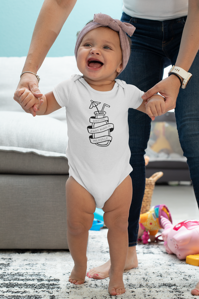 Hipster milkville onesie